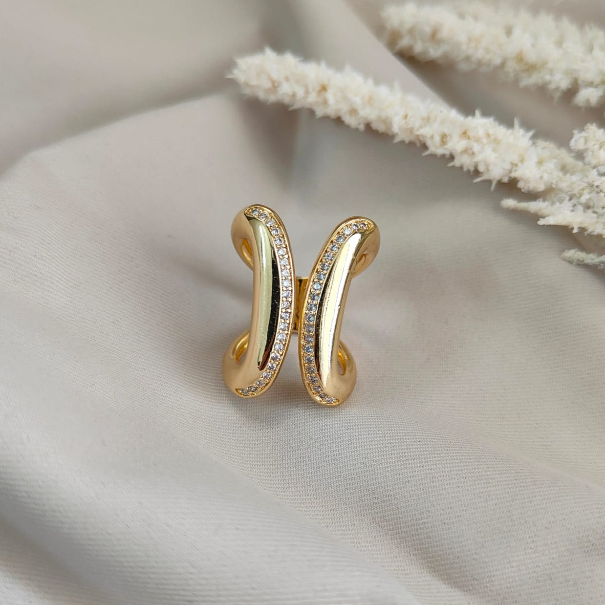 DUAL WAVE RING 424