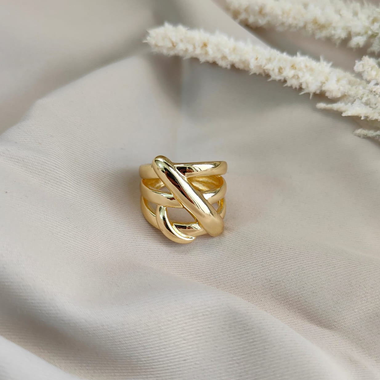 CHUNKY KNOT RING 386