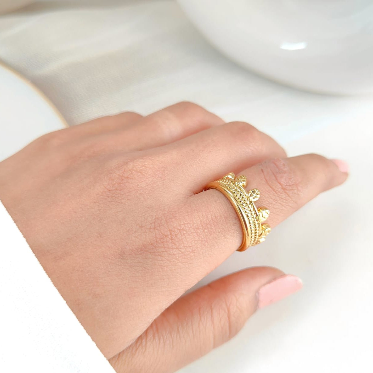 TOP LEAF RING 41