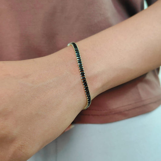 ELEGANT BLACK DIAMOND BRACELET 19