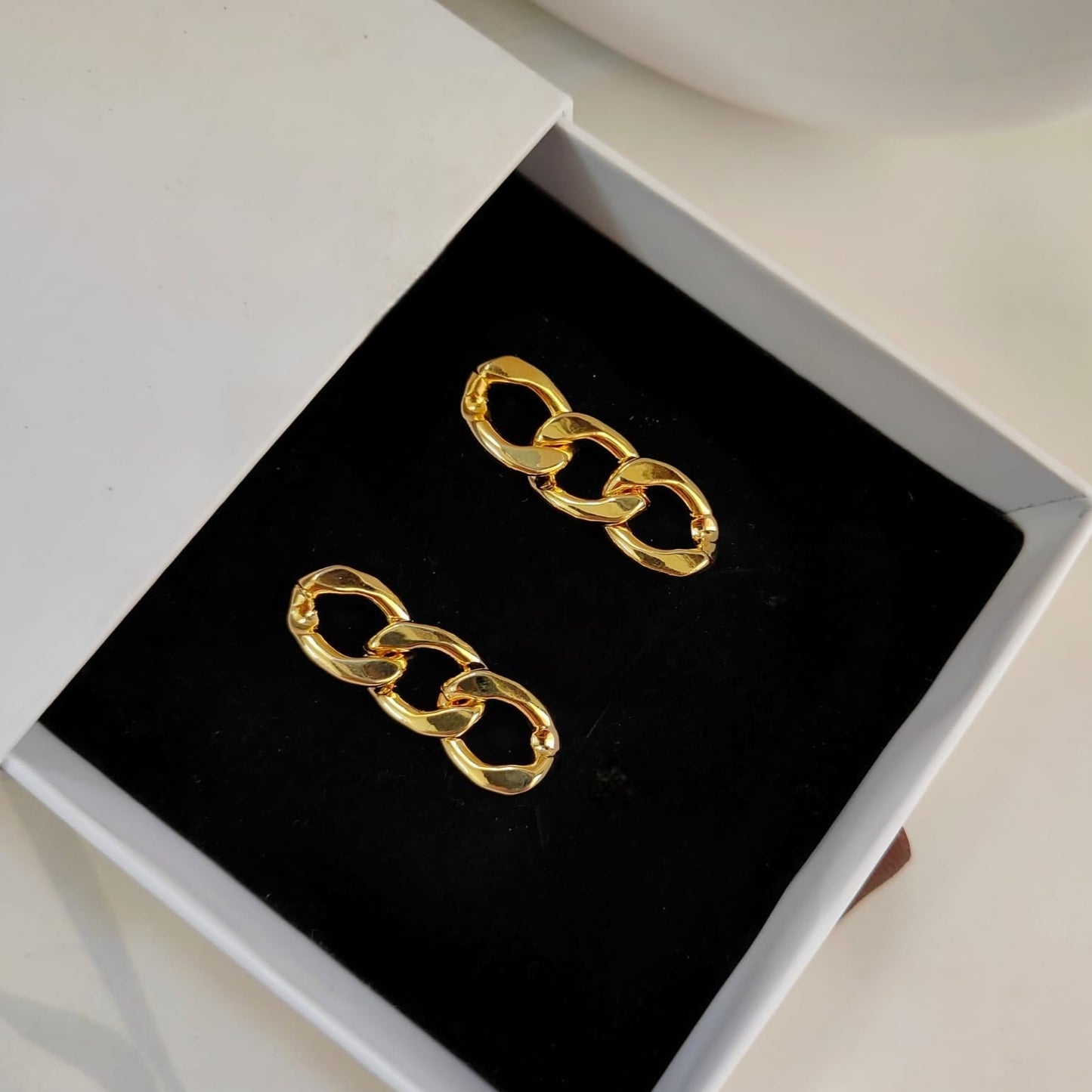 LINK CHAIN EARRING 355