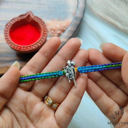92.5 Sterling Silver Hanuman Rakhi