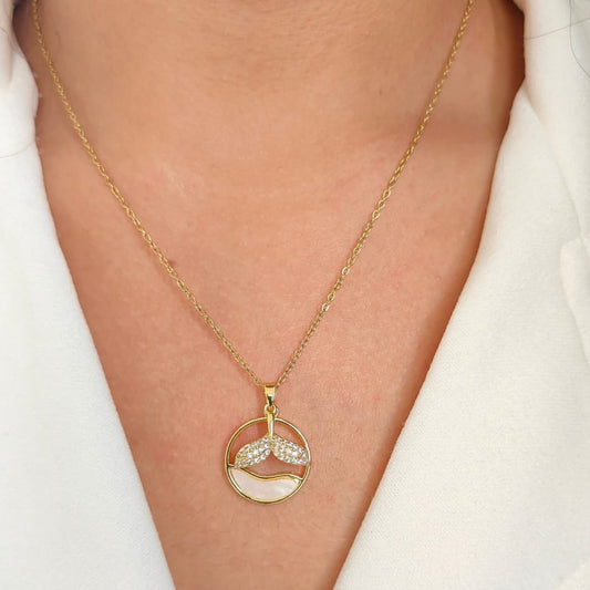 LEAF MOP NECKLACE