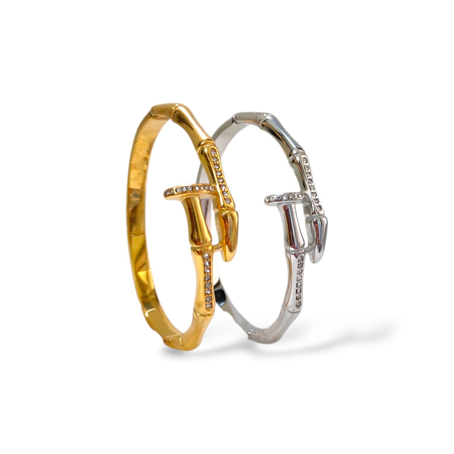 ONE SIDE NAIL 18K GOLD PLATED BRACELET