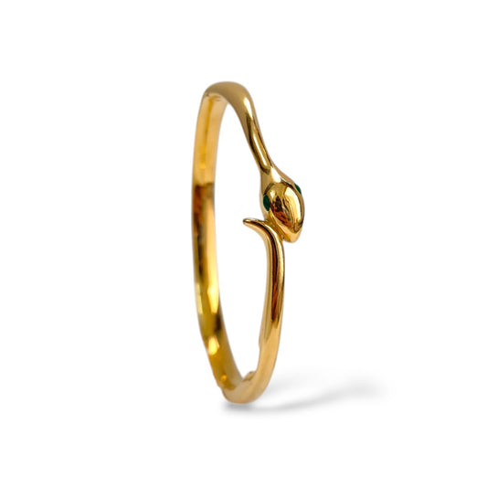 GREEN EYES SNAKE BRACELET