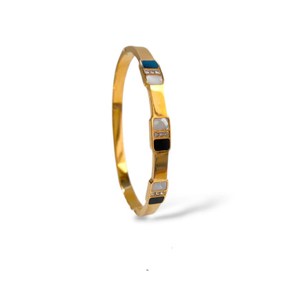 DUAL COLOR STATEMENT BRACELET