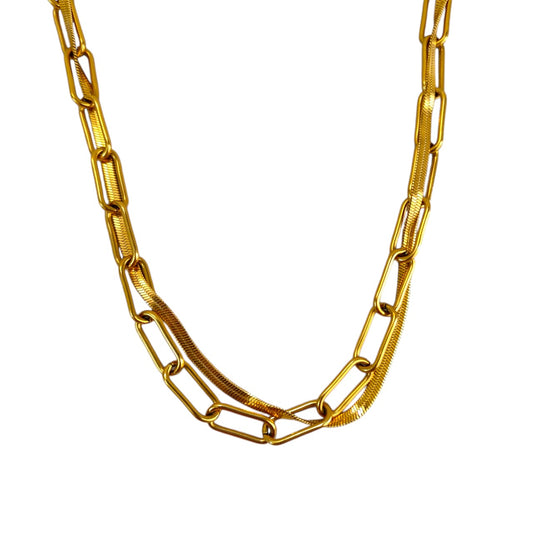 STATEMENT TWO LAYER NECKLACE
