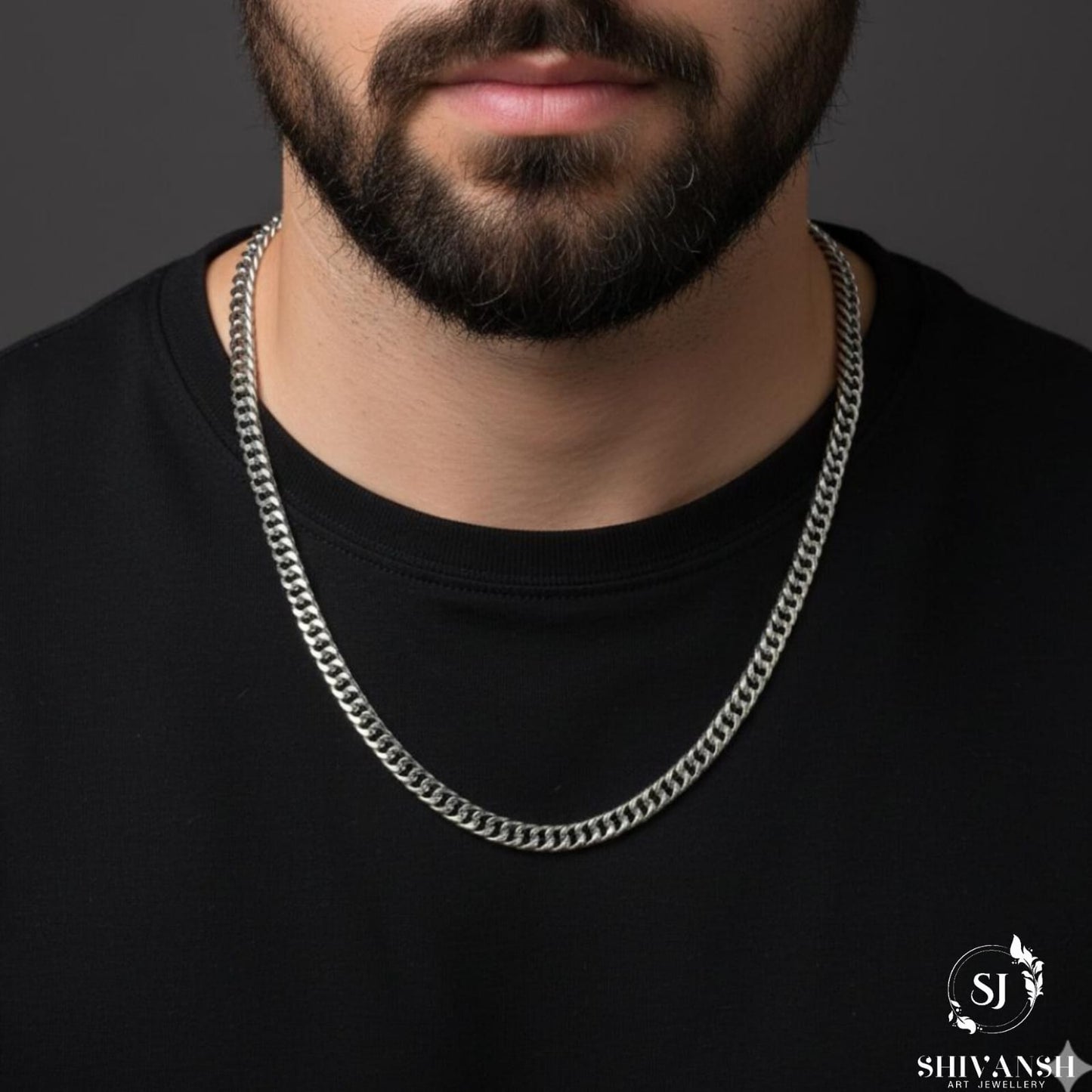 Men’s Silver Plated Cuban Link Chain