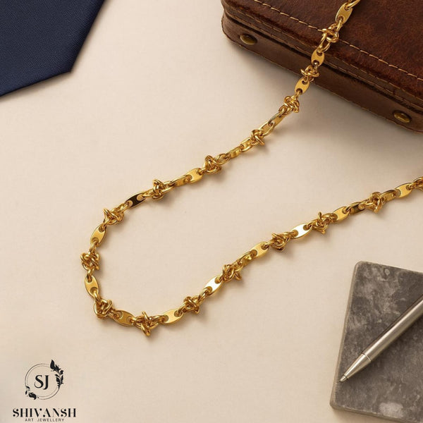 Trendy Gold Plated Chain for Men