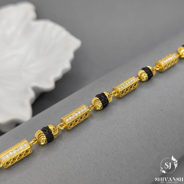 Exclusive Diamond Beads Rudraksha Bracelet SJ-BR-05 Shivansh art Jewellery