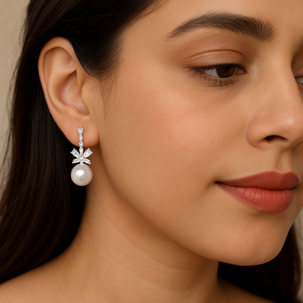 PEARL DROP EARRINGS