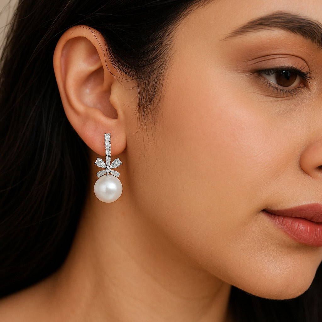 PEARL DROP EARRINGS