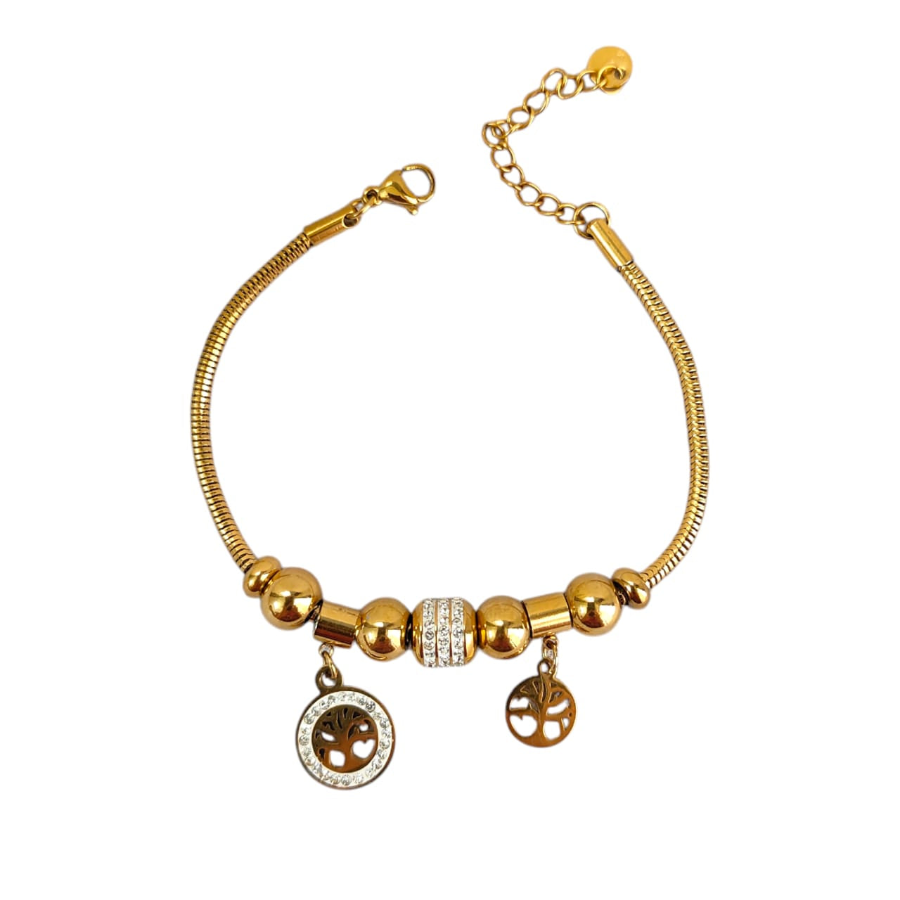 GOLD TREE OF LIFE CHARM BRACELET