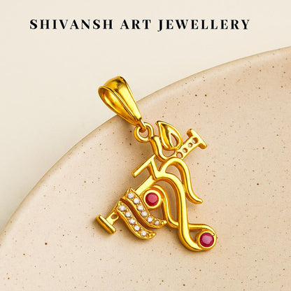 Premium Design Krishna Basuri Gold Plated Pendent